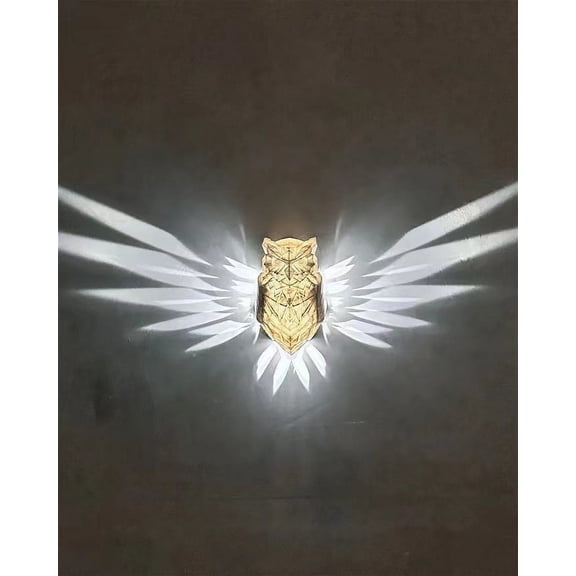 Wall Light, the shape of wings spreading out, atmosphere lights for bedroom, living room, corridor decoration