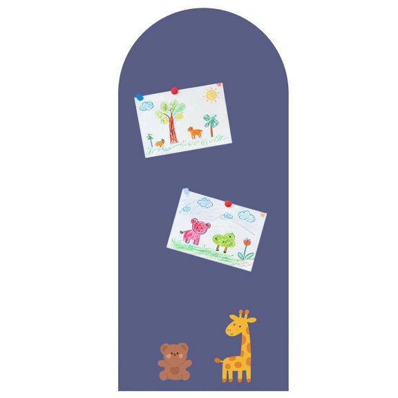 Wall Magnetic Board - Wall Magnetic Board, Arched Smooth Writing, Stickers Kids Playroom Decor