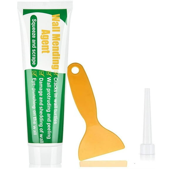 Wall Mending Agent Repair Cream Repair Paste - Quick & Easy Solution to Fill The Holes and Crack in Your Wall Surface - Also Works on Wood & Plaster - Self-Adhesive Drywall Repair Putty