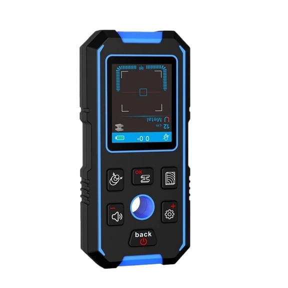 Wall Metal Detector Positioning Hole AC Wire Metal Wood Stud Distance Meter Tool Cable Wires Depth Tracker Scanner ,Easy to Operate