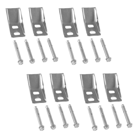 Wall Metal Urinals Bracket for Urinal Sink Basins Mounting Hardware Wall Mounted Sink Hook Bracket Fixing Bolts