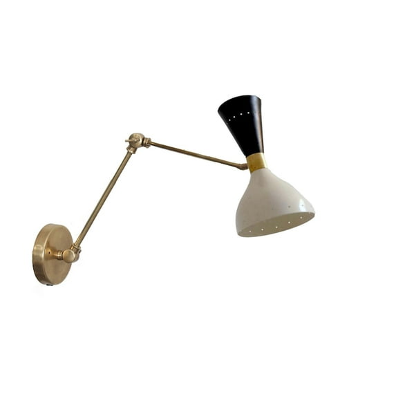 Wall Mid Century Modern Raw Brass Sputnik chandelier light Fixture
