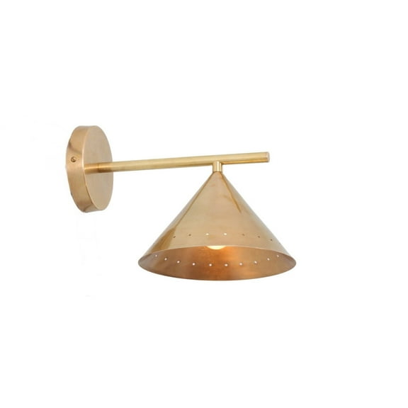 Wall Mid Century Modern Raw Brass Sputnik chandelier light Fixture