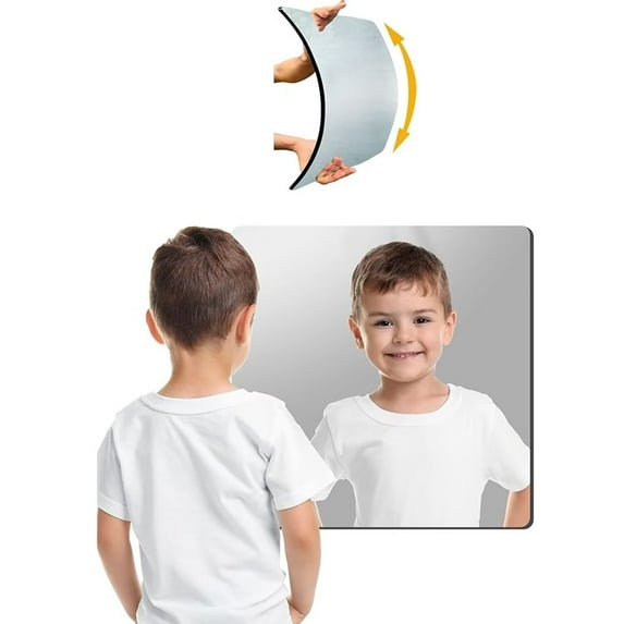 Wall Mirror 1/4" Thick Frameless Activity Mirror for Gym and Dance Studio Mirrors, Vanity Mirror - Flat Edge Standard Mirrors, 48" x 72" C