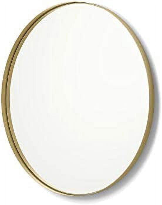 Wall Mirror | Bathroom Vanity Mirror | Metal Frame | 30" x 30" Round ...
