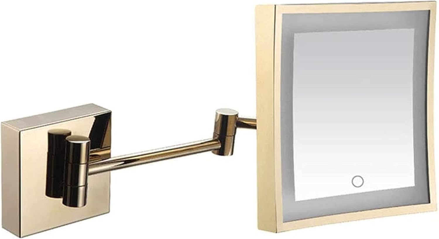 Wall Mirror for Bathroom, Wall Mounted Makeup Mirror, Stainless Steel ...