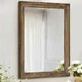 thumbnail image 1 of Wall Mirror Black Rectangle Mirrors for Wall with Wood Framed Decorative for Bedroom Bathroom Living Room Farmhouse Entryway Hanging Small, 1 of 7
