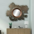 thumbnail image 1 of Wall Mirror - Decorative Metal Mirror, 1 of 4