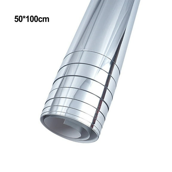 Wall Mirror Sticker Mirror Film Self-Adhesive Adhesive Film Bathroom Decoration