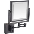 thumbnail image 1 of Wall Mirror, Wall Mounted Makeup Mirror 8-Inch Two-Sided Swivel Wall Mount Mirror with 3X Magnification, 360 Degree Swivel, 1 of 7