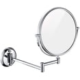 thumbnail image 1 of Wall Mirror, Wall-Mounted Makeup Mirror Metal Round 10X Magnified Wall-Mounted 8-inch Makeup Mirror Bathroom Folding Mirror, 1 of 7