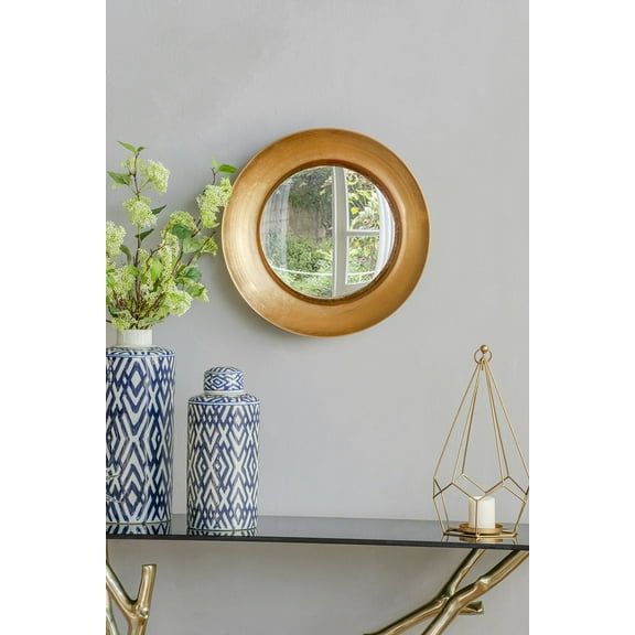 Wall Mirrors, D18.7 x 3.9" Wall Mirror With Led Lighting, Decorative Wall Mirrors, Large Wall Mirrors,