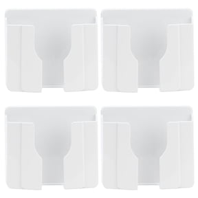 Wall Mobile Phone Holder, Wall Remote Control Bracket 4Pcs Strong Adhesion For Home For Office For Hotel Vertical Stripe