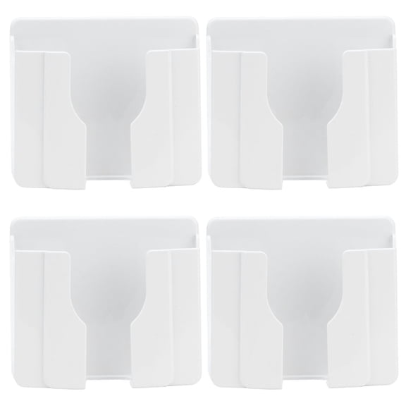 Wall Mobile Phone Holder, Wall Remote Control Bracket 4Pcs Strong Adhesion For Home For Office For Hotel Vertical Stripe