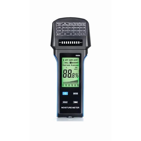 Wall Moisture Meter Rechargeable Moisture Meter 4-In-1 Wood Drywall Moisture Tester , 0-75% Range ,Quick Accurate