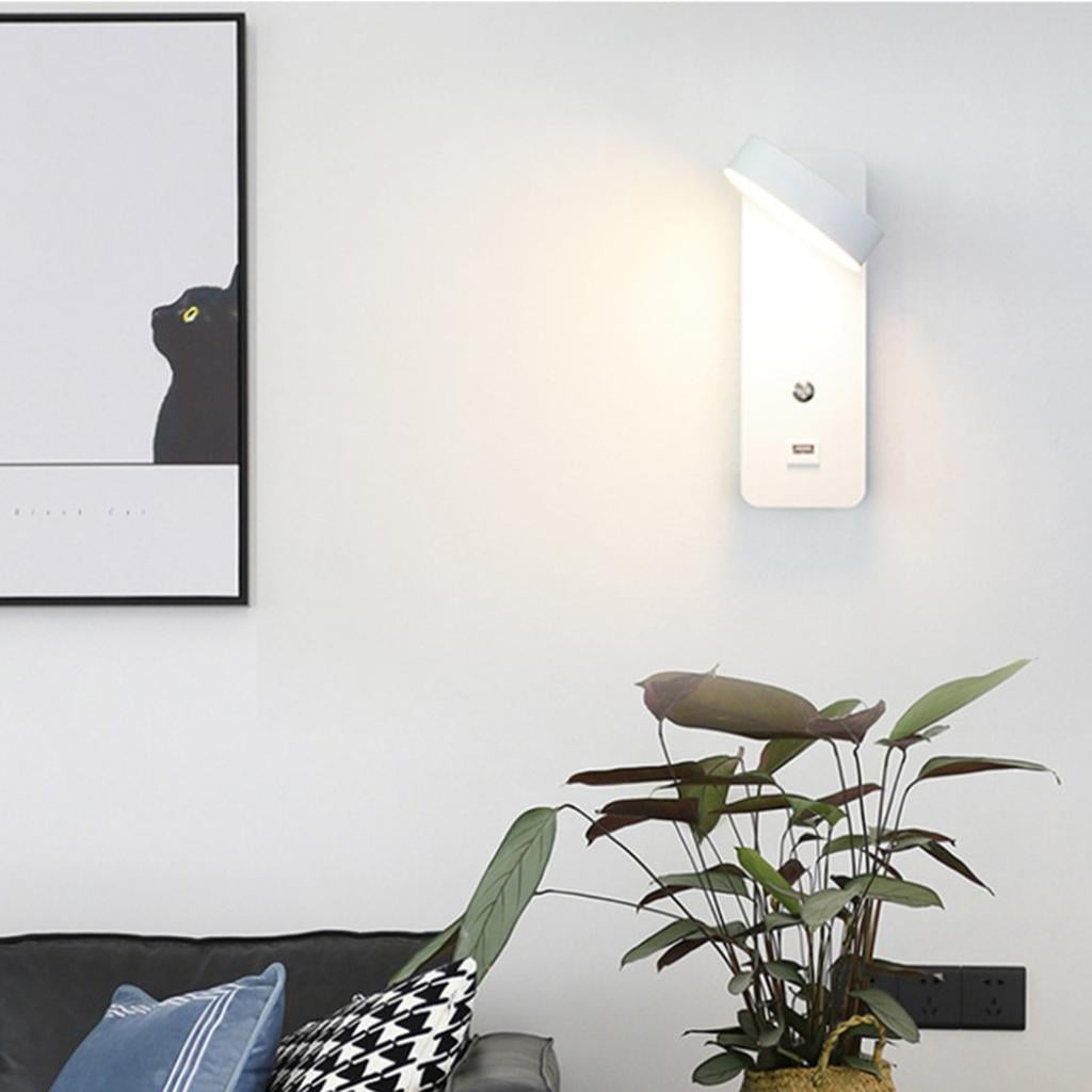 Bedside Adjustable Wall Mounted Reading Lamp, Dimmable LED Lights with ...