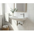 thumbnail image 1 of Wall Mount 20" White Rectangular Basin Porcelain Bathroom Vessel Sink Renovator's Supply, 1 of 13