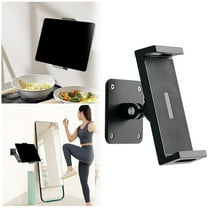 Wall Mount 360 Rotating Extendable Tablet Holder Stand Adjustable And Foldable Aluminum Phone Mount For All 47 To 13 Inch Devices