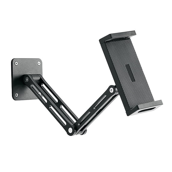 Wall Mount 360 Rotating Tablet Holder Aluminium Extendable Stand Adjustable for All 4.7-13 Phones and Tablets