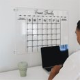 thumbnail image 1 of Wall Mount Acrylic Dry Erase Weekly Planner Board Reusable Daily To Do List Memo Board For Desktop Household Schedule Planning, 1 of 8
