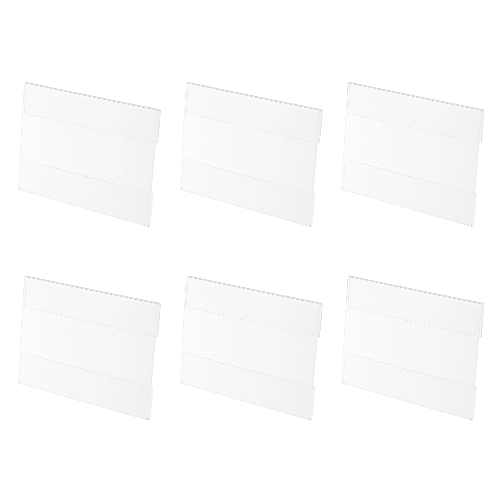 Wall Mount Acrylic Sign Holder 4.7 x 3.1 Inch Clear Plastic Wall Sign ...