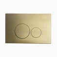 thumbnail image 1 of Wall Mount Actuator Flush Push Button Plate in Brushed Brass, 1 of 7