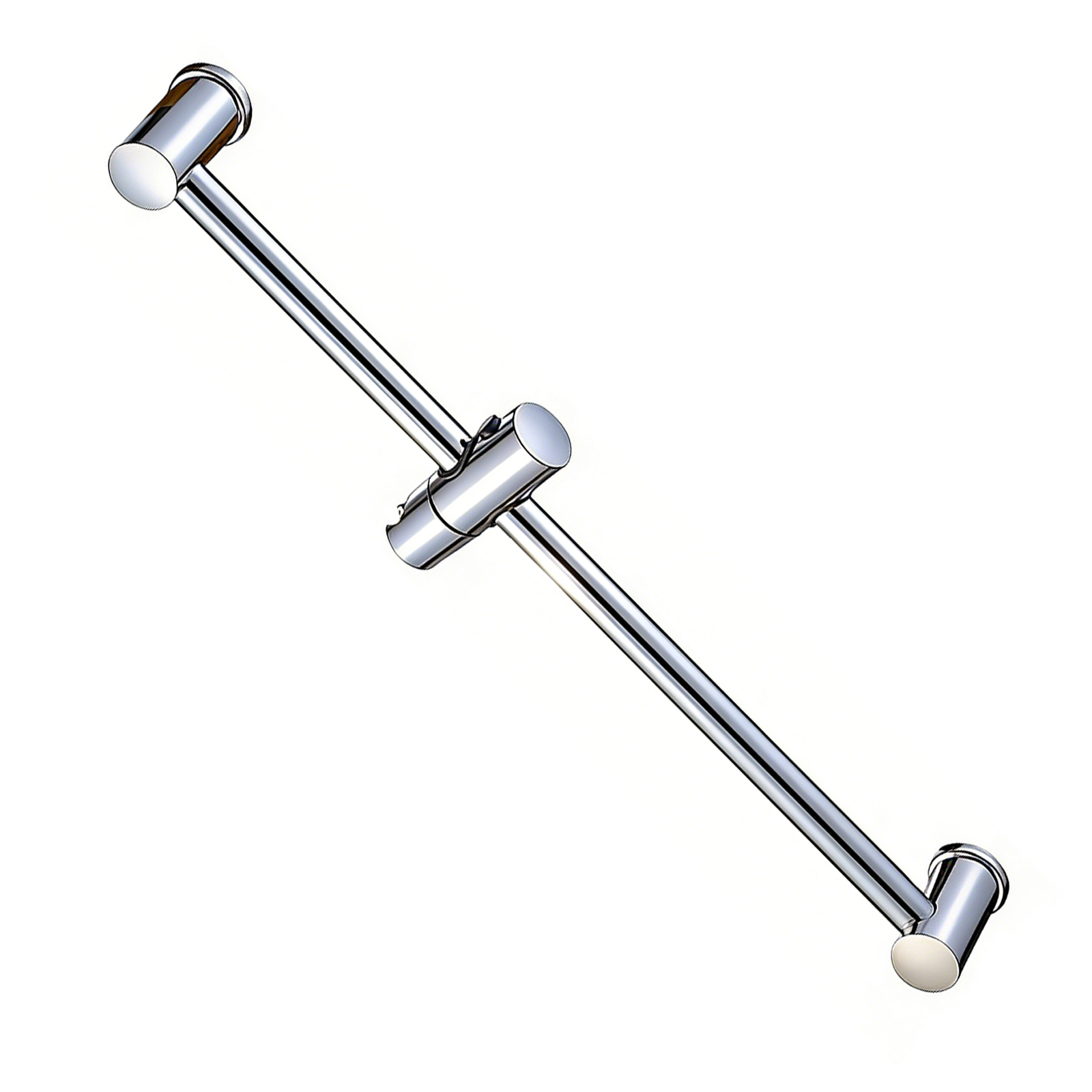 Wall Mount Adjustable Shower Rod Handheld Sprayer Bracket Steel Easy ...