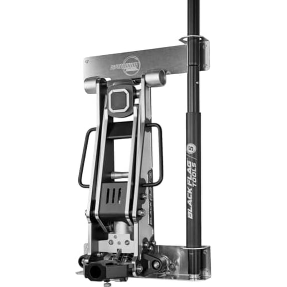 Wall Mount Aluminum Floor Jack Holder, 1.53 Ton Racing Jacks, Universal Trailer and Garage Storage Bracket with Handle Loops, Fits Single or Dual Front Wheel Jacks$$Tools & Hardware Other