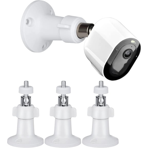 Wall Mount for All Arlo Camera, Ultra, Essential, eufyCam E/2C, Ultra/Ultra 2, & Others - Stick Up Cam Battery with 1/4 Screw Head Camera not Included(3pcs)