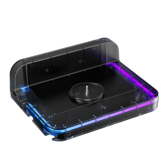 Wall Mount Base Universal Stand for PS5/SLIM/PRO Game Console with Dual Controller Hanger Storage Bracket and RGB Light