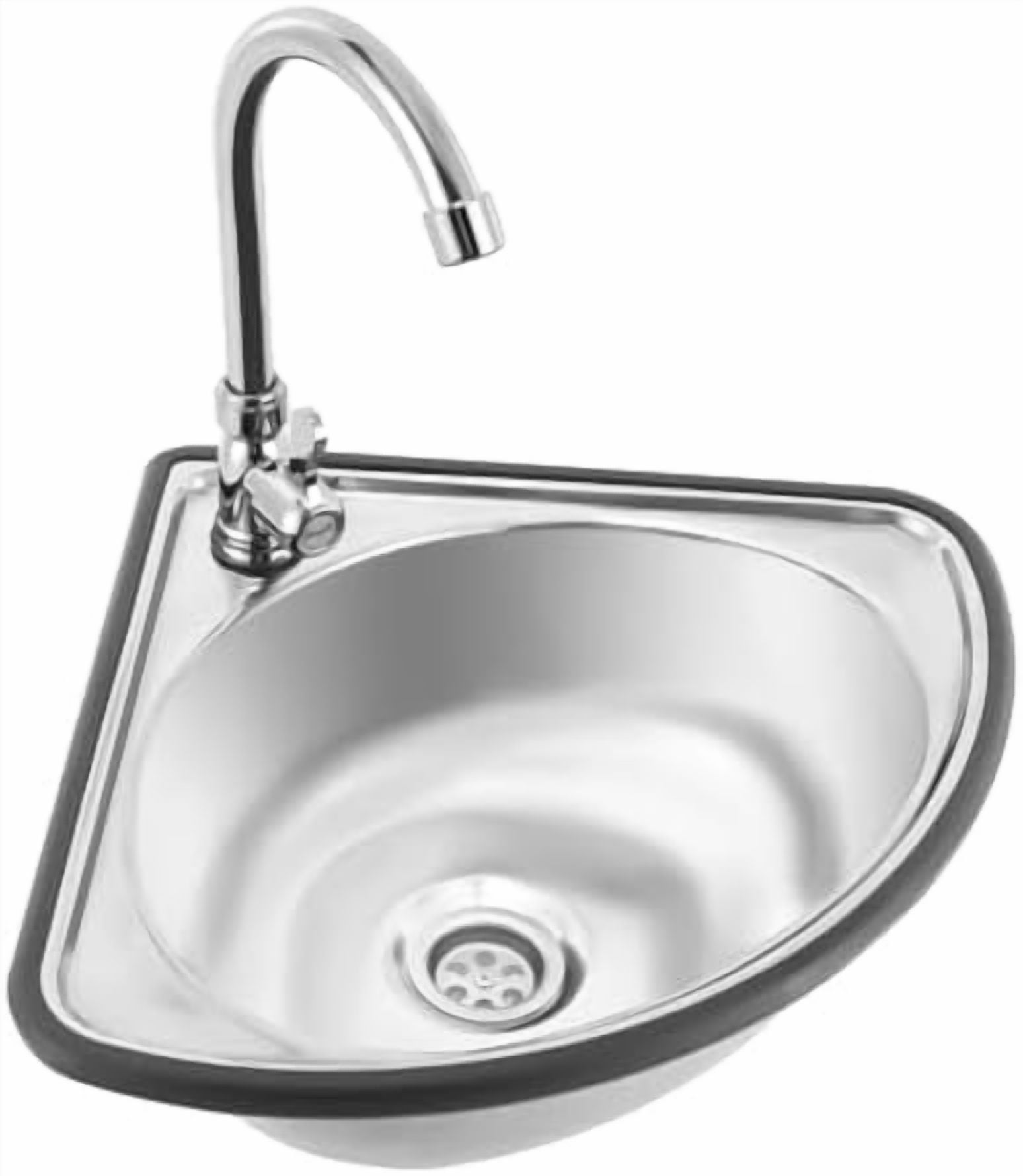 Sink Inlet Inlet Wall Mount Bathroom Corner Sink,Kitchen Washbasin Single Sink with ...