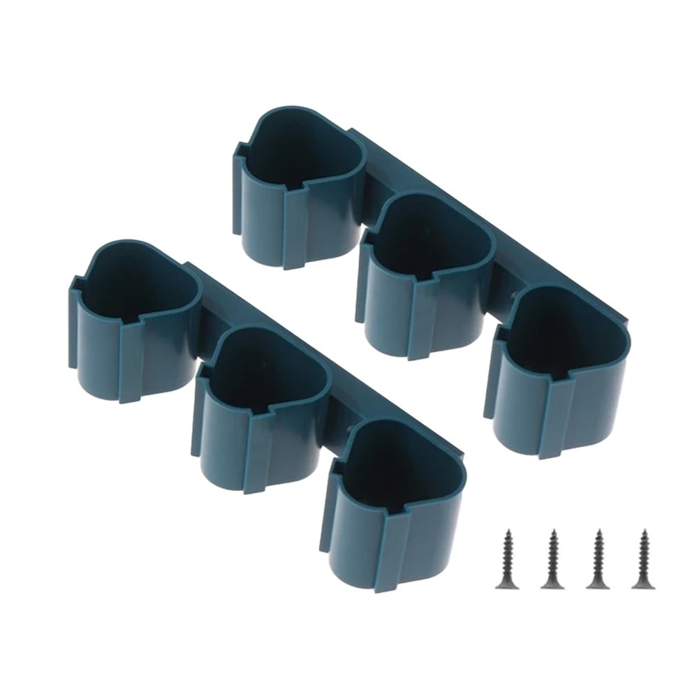 2x Wandhalterung Für Bosch 10.8V & 12V Akkus - Blaue Aufbewahrung Für Werkstatt & Garage