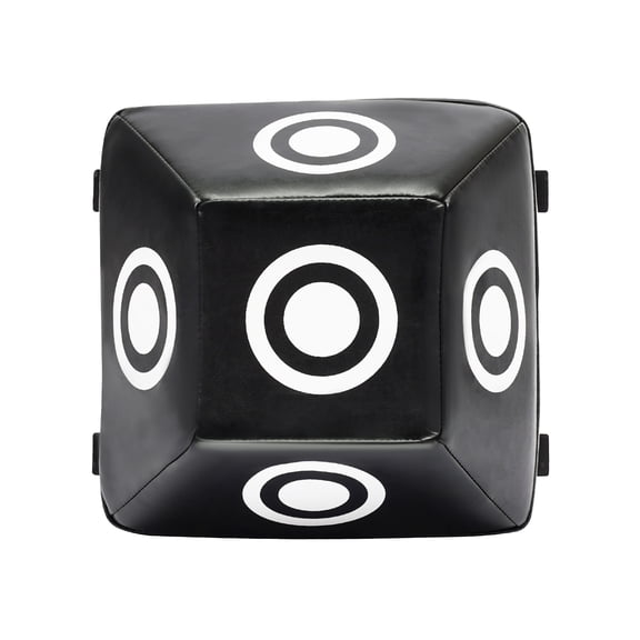 Wall Mount Boxing Training Bag, Uppercut Boxing Training Punching Target, Heavy Punching Bag for Adults for Bedroom/Living Room/Gym(Black and White, 11.81*11.81*9.84inch)