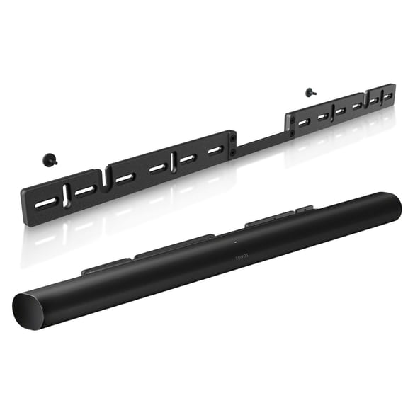 Wall Mount Bracket Compatible with Sonos Arc Ultra and Sonos Arc Soundbar - Hidden Floating Hanging Style Design Sound Bar Mounting for Under TV Installation, Hardware Kit Included, Black