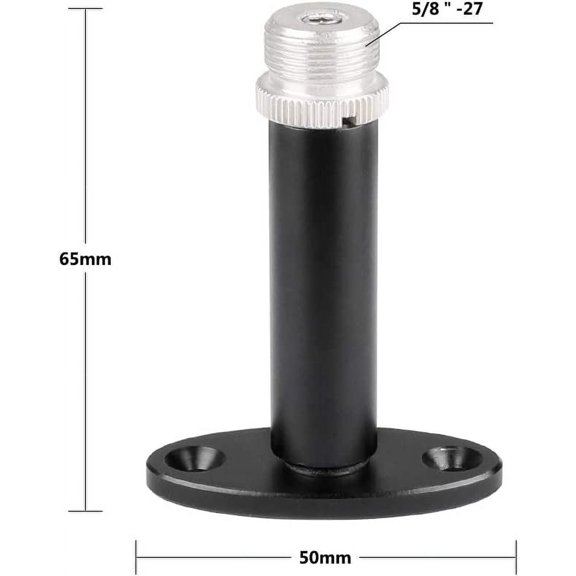 Wall Mount Bracket With 5/8"-27 Male Screw for Mic Microphone Mount - 1994