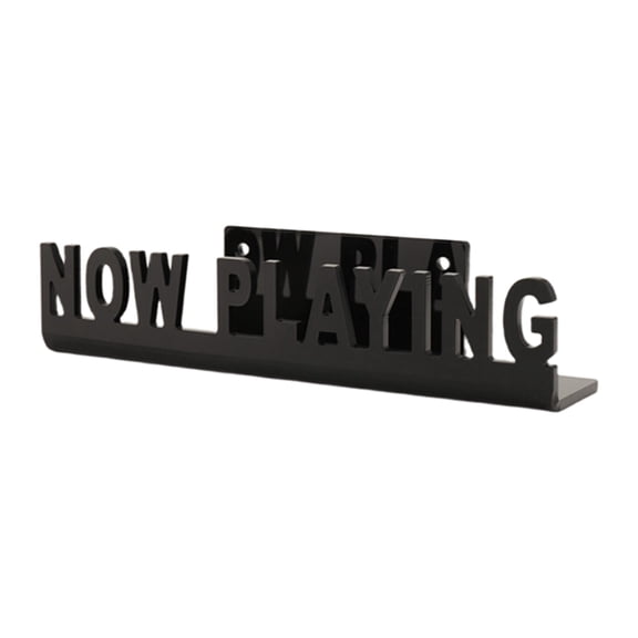 Wall Mount CD Record Display Stand Now Playing Acrylic Vinyl Record Shelf for Home Decoration Black