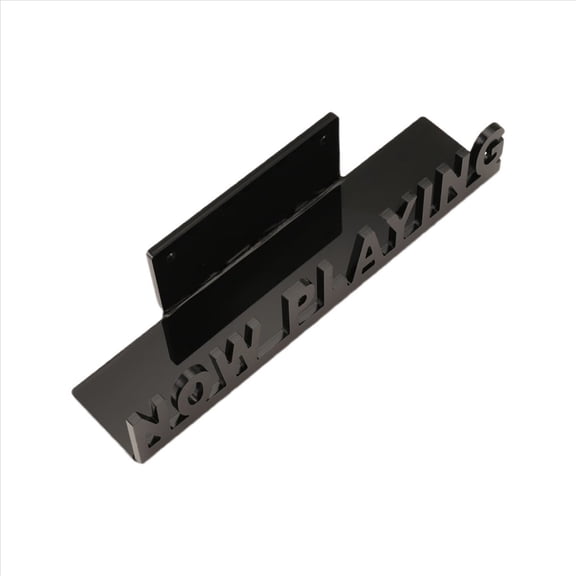 Wall Mount CD Record Display Stand Now Playing Acrylic Vinyl Shelf for Home Decoration Black