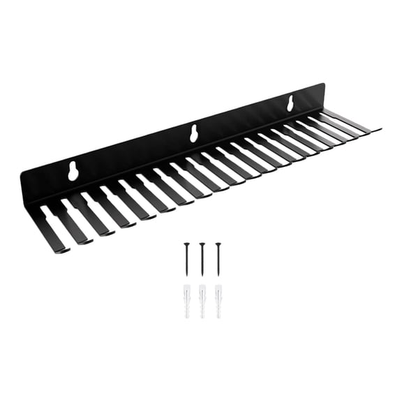 Wall Mount Cable Organizers With 20 Hook Sturdy Steel Construction For Sounds Video And Guitar Cords Space Saving Storage Solution