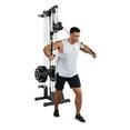 thumbnail image 1 of Wall Mount Cable Station,Cable Crossover Machine with Dual Pulley System and 19 Adjustable Positions,LAT Pulldown Machines  with Adjustable Footplate for Home Gym Fitness Equipment, 1 of 7
