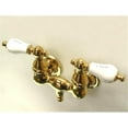 thumbnail image 1 of Wall Mount Clawfoot Tub Filler - Polished Brass Finish, 1 of 1