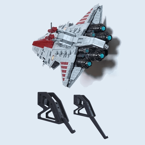 Wall Mount Compatible with Lego UCS Venator 75367 | Angled Wall Display Bracket for Enhanced Visual Detail