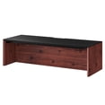 thumbnail image 1 of Wall Mount Computer Work Desk, Black Cherry, Melamine Wood , Home Office Business, Modern Contemporary HB34529, 1 of 8
