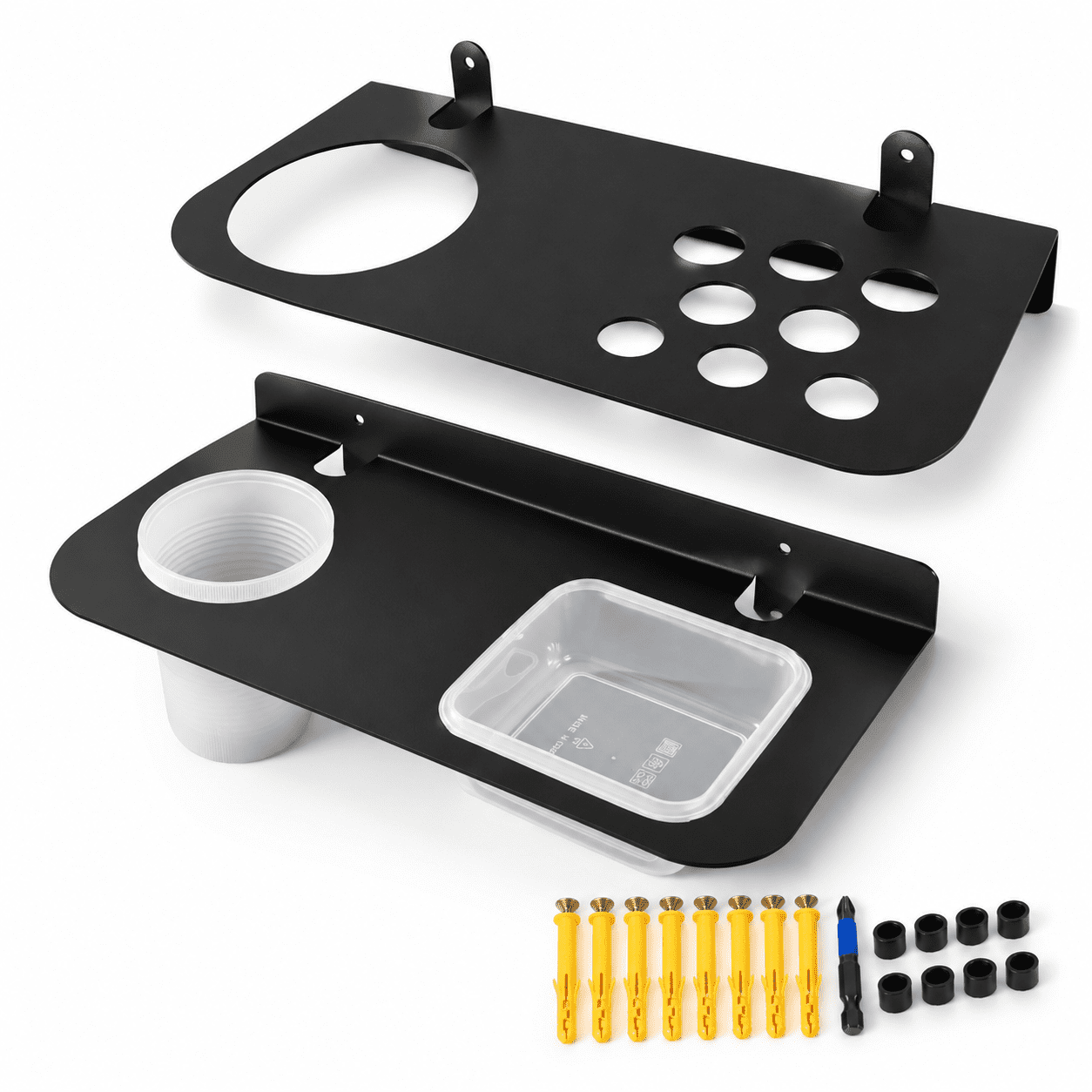 Wall Mount Coolant Funnel Holder Storrack With Removable Drip Cups ...