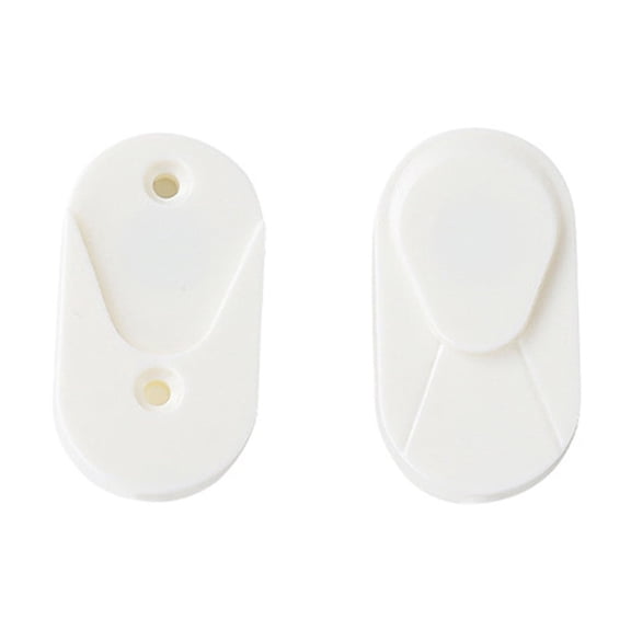 Wall Mount Device Holder Remote Control Stand Powerful Adhesive Backing Not Drill Arrangement Plastic Design