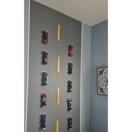 Wall Mount Display Set for Race Car Building Blocks