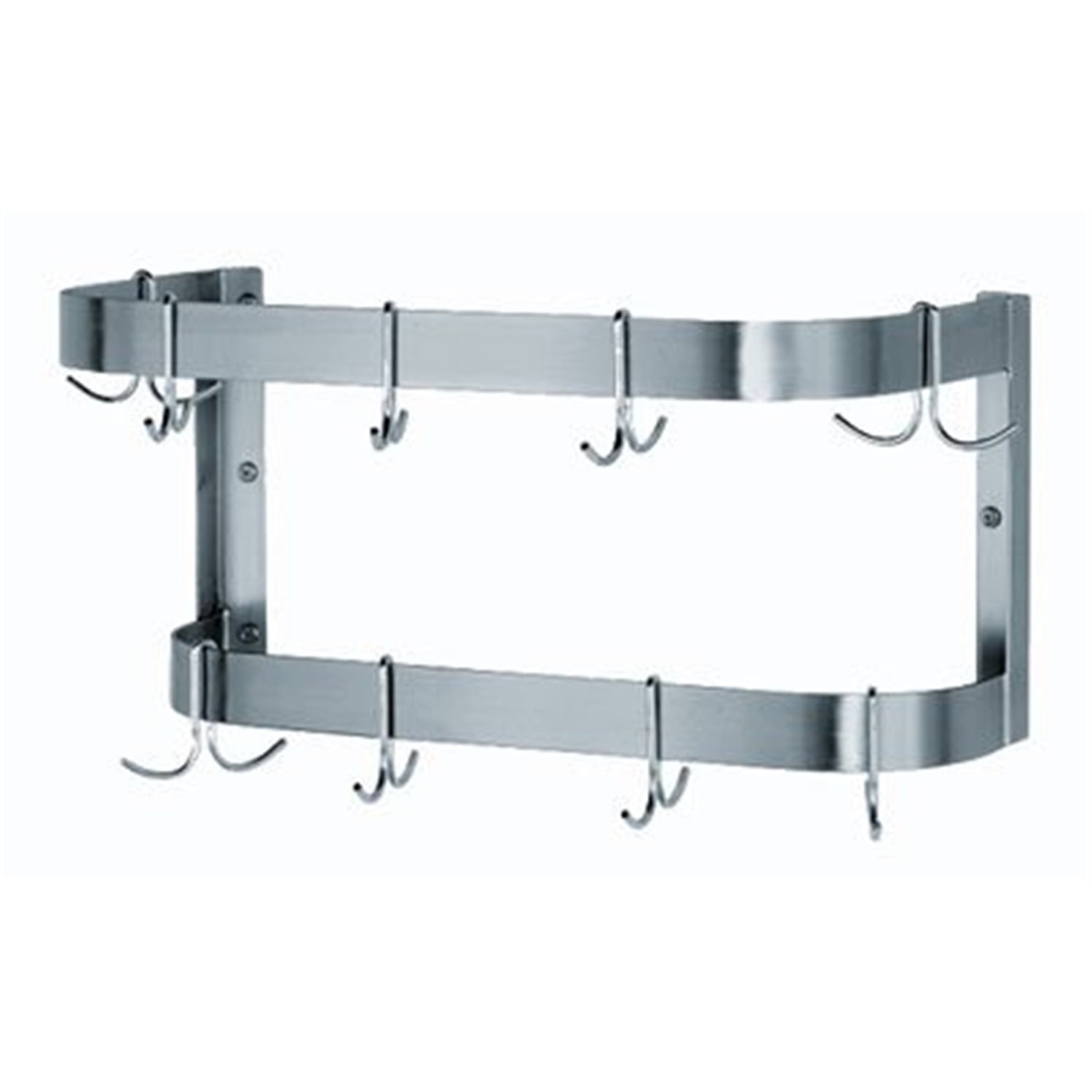 Wall Mount Double Bar Pot Rack - Walmart.com