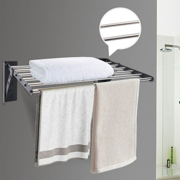 Wall Mount Drying Rack Retractable Dryer Hanger Laundry Clothes Rack Folding