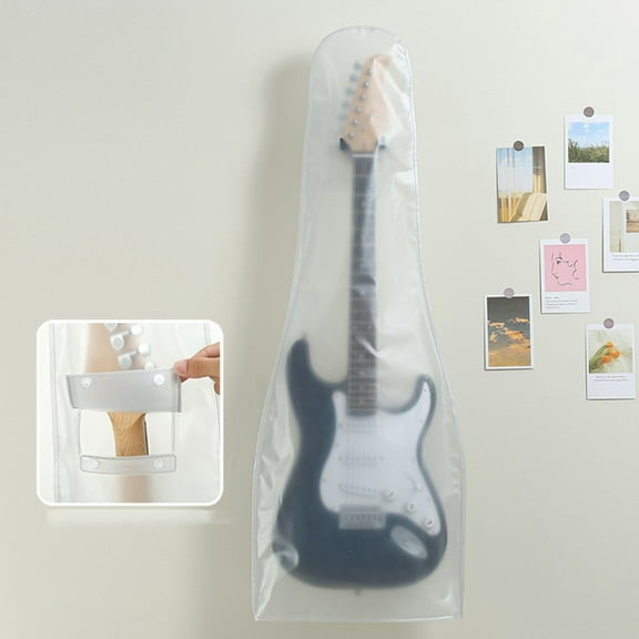 Wall Mount Dust Proof Waterproof Guitar Cover Bag for Acoustic Electric Guitars