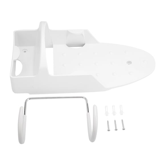 Wall Mount Electric Iron Holder With Strong Hooks, Easy To Install For Household Laundry Room Space-saving Design Heat Resistant 1Pcs