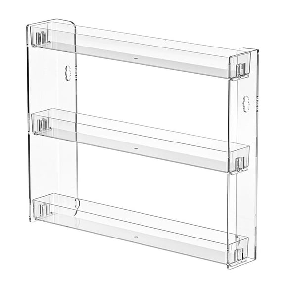 3 Layered Sunglass Storage Organizers Wall Mounted Eyeglasses Holder Clear Eyewear Display Rack for Entryway Shelf